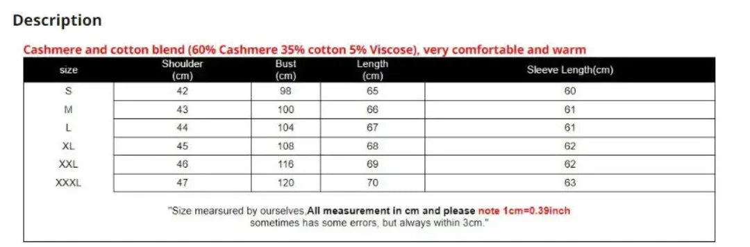 Cashmere Knit Pullover – Men's Winter Sweater