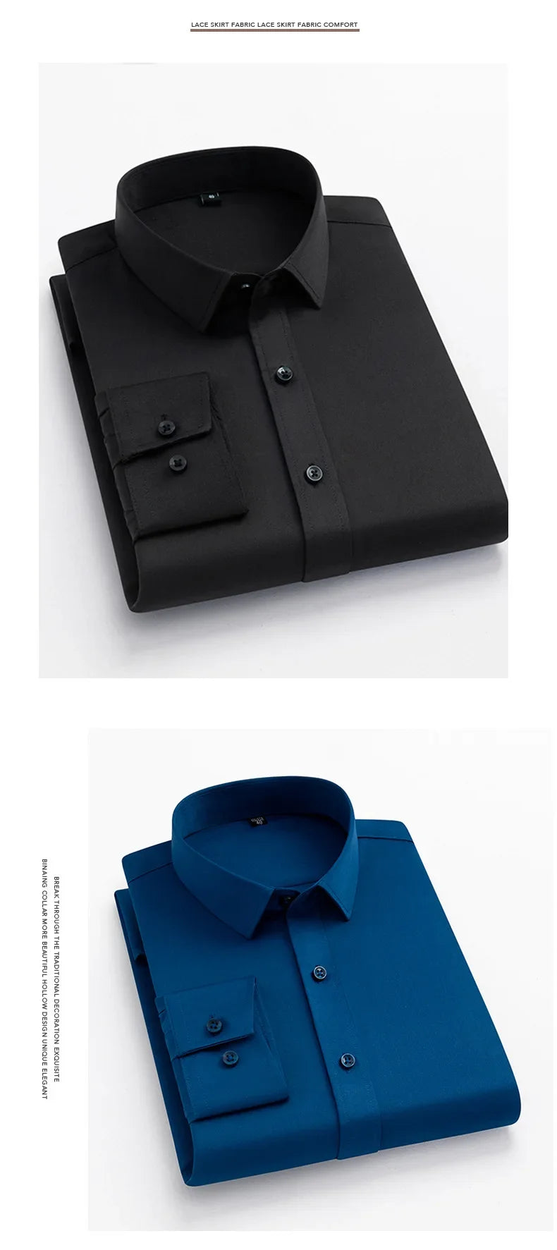 Men's Elastic Sleeved Shirt