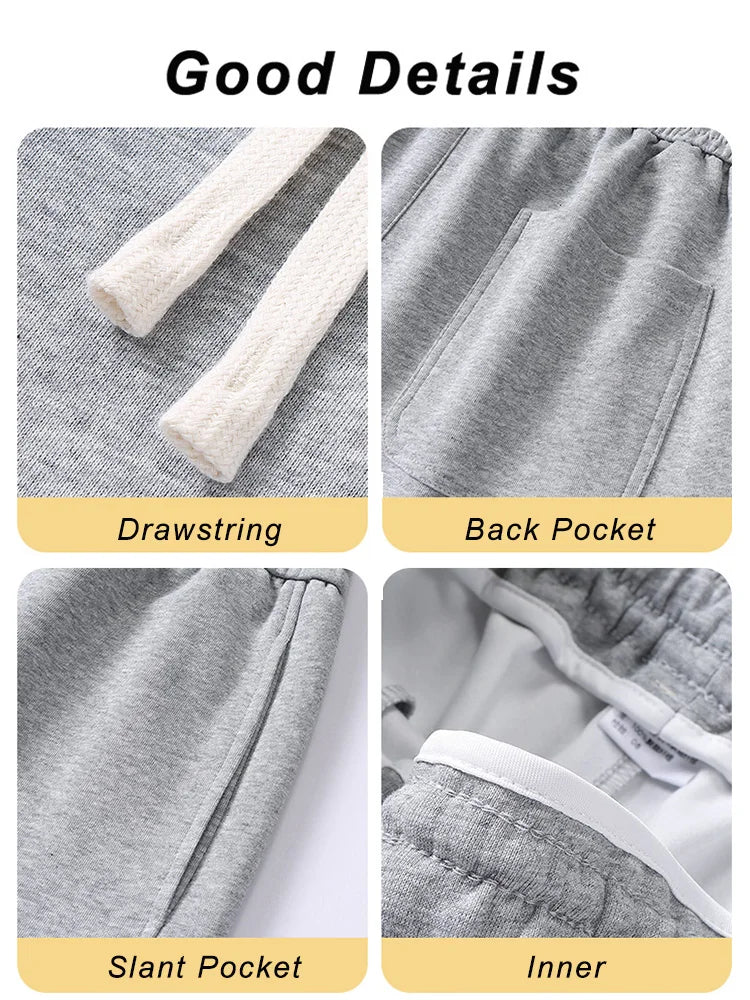 Men’s Loose Fit Sweatpants – Wide Leg Drawstring Trousers