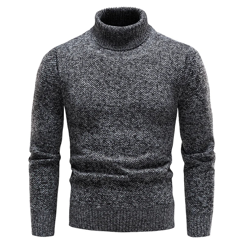 Sweater Men Turtleneck Luxury Brand
