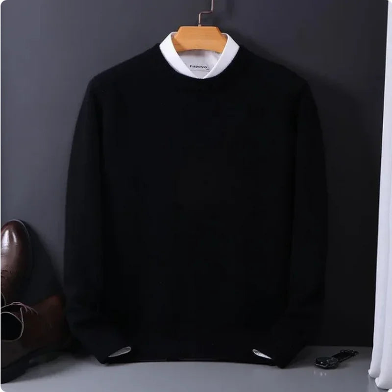 Cashmere Knit Pullover – Men's Winter Sweater