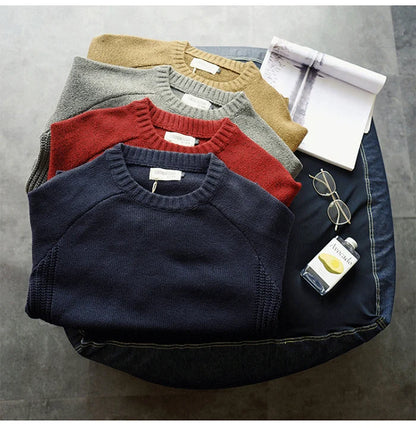 Oversized Sweater With Patch Designs