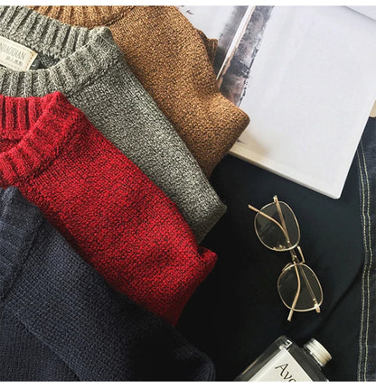 Oversized Sweater With Patch Designs
