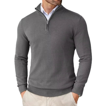 Men's Slim Mock Neck Sweaters