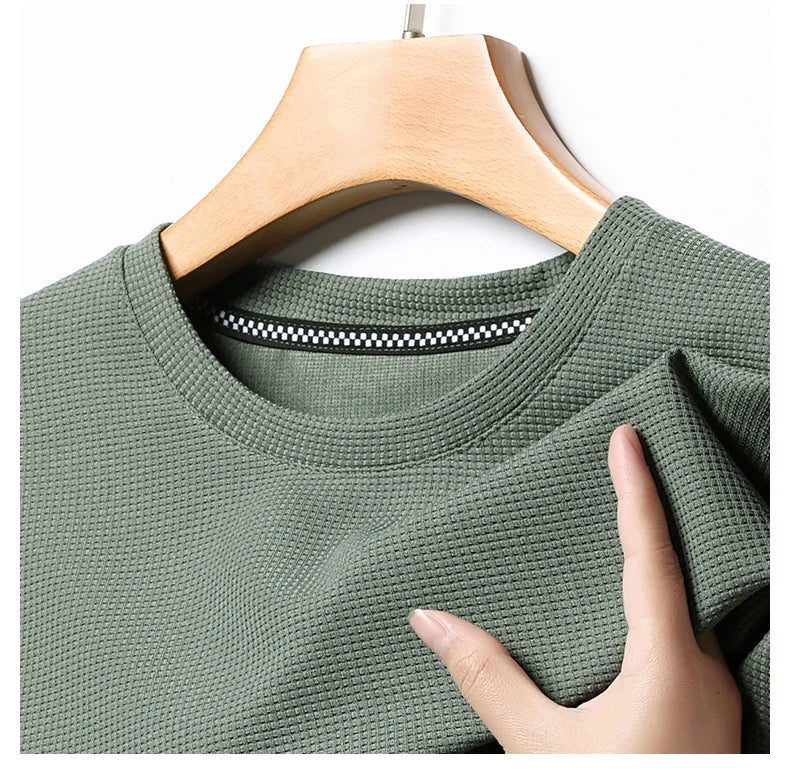 Neck Sleeved Short T-shirt