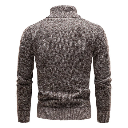 Sweater Men Turtleneck Luxury Brand