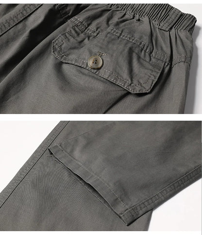 Mens Casual Pants With Zipper Pockets