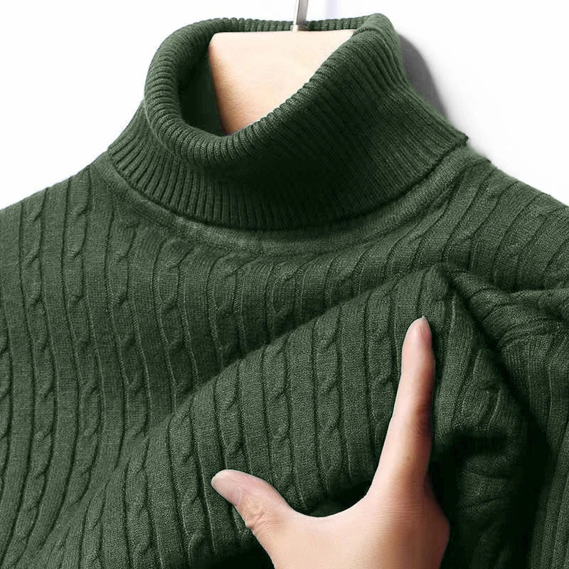 Autumn Men's Turtleneck Sweater