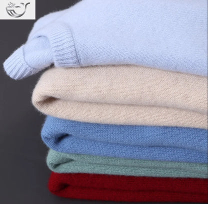 Cashmere Knit Pullover – Men's Winter Sweater