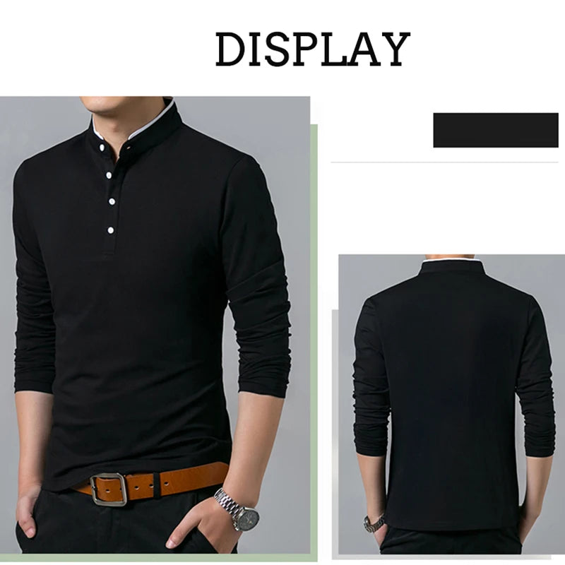 Men's Business Polo T-shirt for Formal Occasions