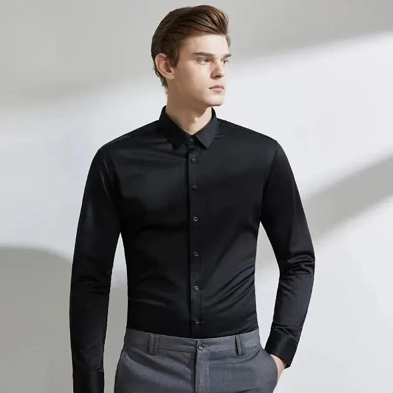Men's Elastic Sleeved Shirt