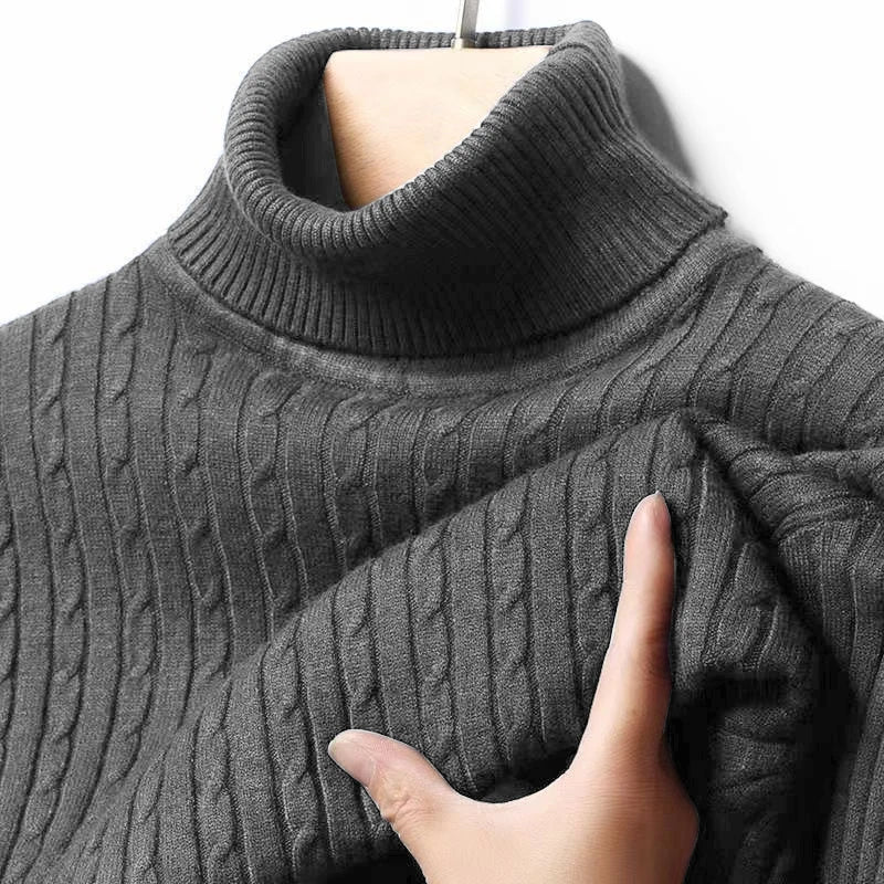 Autumn Men's Turtleneck Sweater