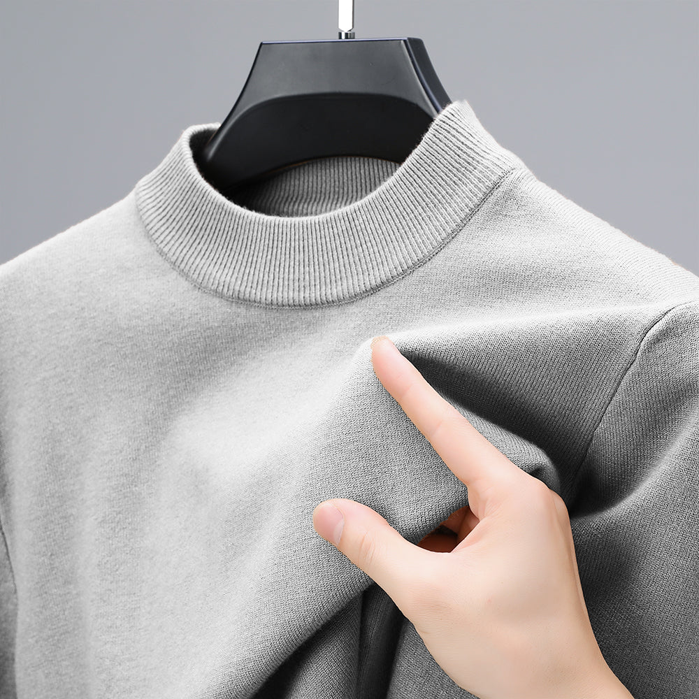 Knitwear Sweater for Autumn/Winter with Mock Neck
