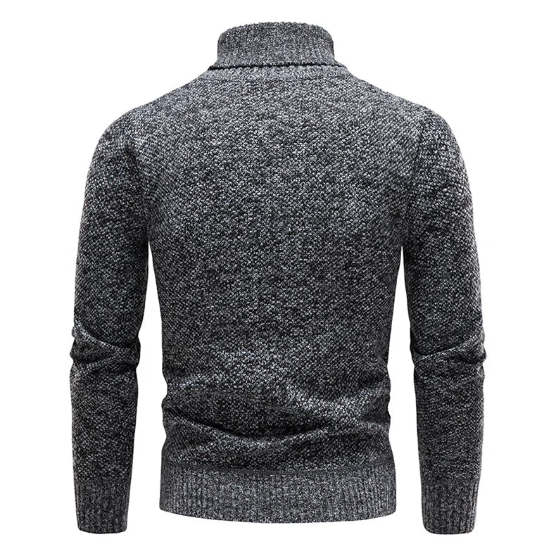 Sweater Men Turtleneck Luxury Brand