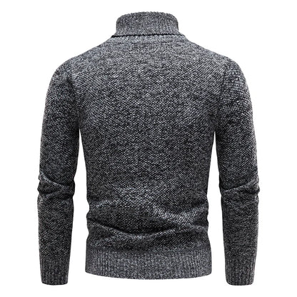Sweater Men Turtleneck Luxury Brand