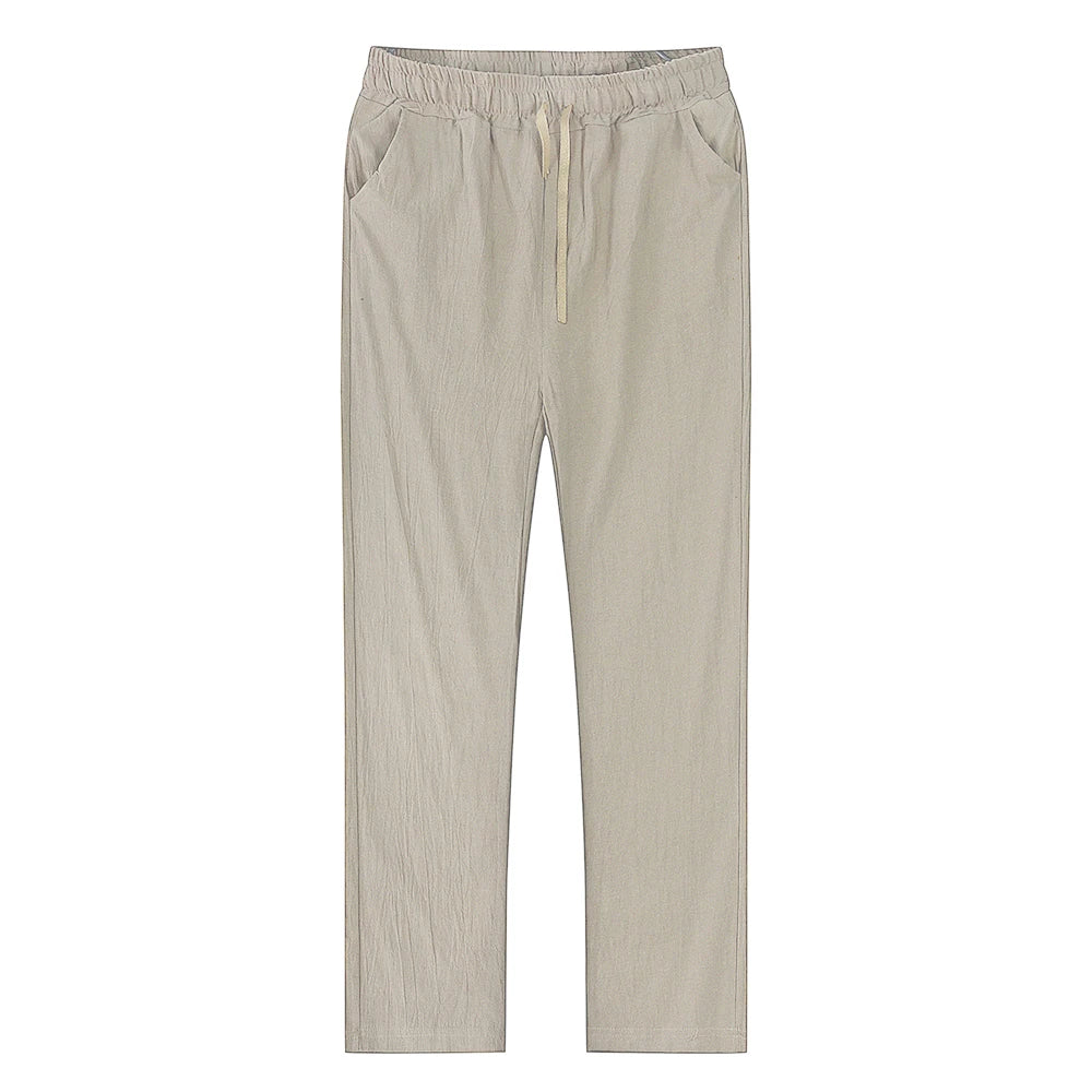 Men's Breathable Cotton Linen Pants