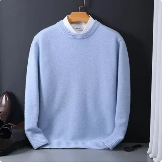 Cashmere Knit Pullover – Men's Winter Sweater