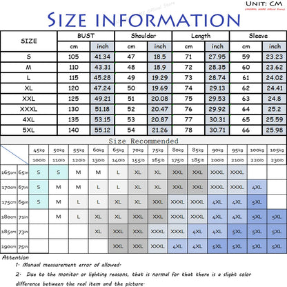 Streetwear Men Lightweight Shirts