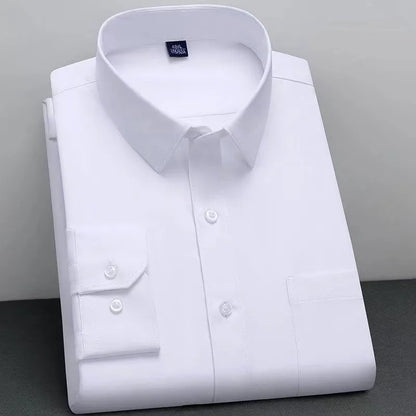 Men’s Non-Iron Business Shirt – Classic Long Sleeve