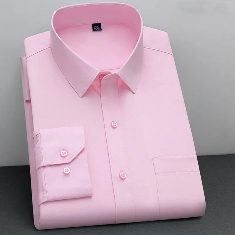 Men’s Non-Iron Business Shirt – Classic Long Sleeve