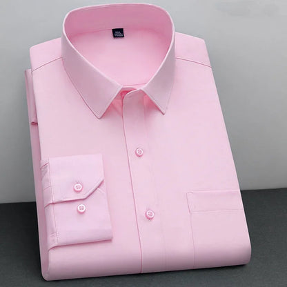 Men’s Non-Iron Business Shirt – Classic Long Sleeve