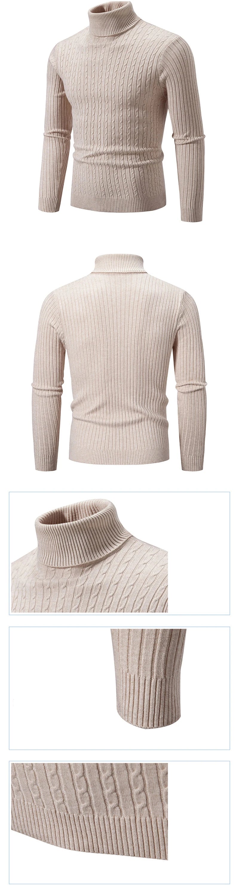 Autumn Men's Turtleneck Sweater
