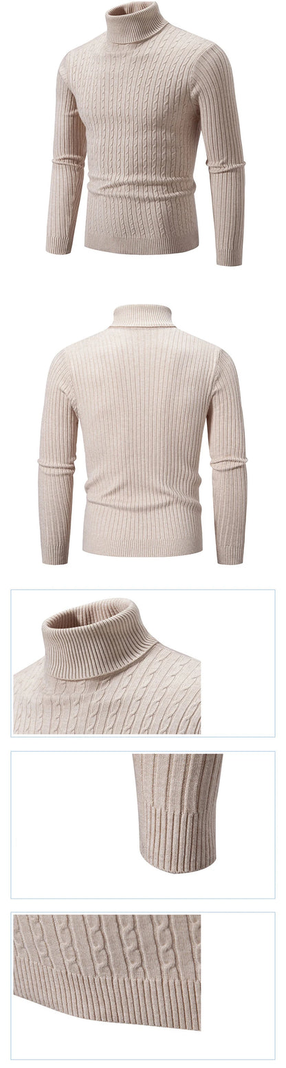 Autumn Men's Turtleneck Sweater