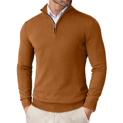 Men's Slim Mock Neck Sweaters