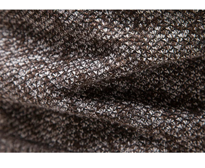 Sweater Men Turtleneck Luxury Brand