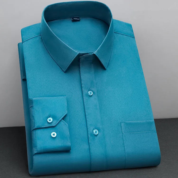 Men’s Non-Iron Business Shirt – Classic Long Sleeve