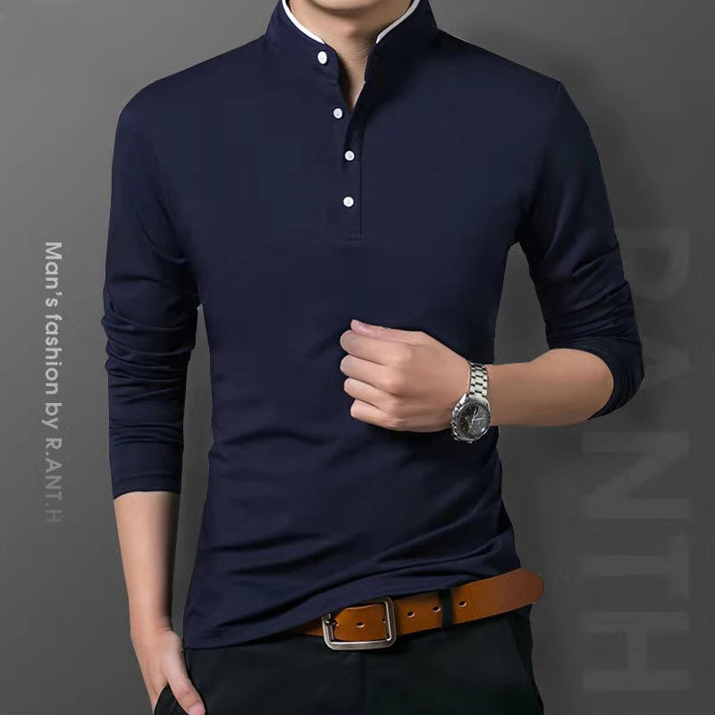 Men's Business Polo T-shirt for Formal Occasions