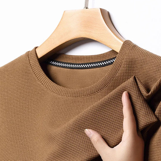 Neck Sleeved Short T-shirt