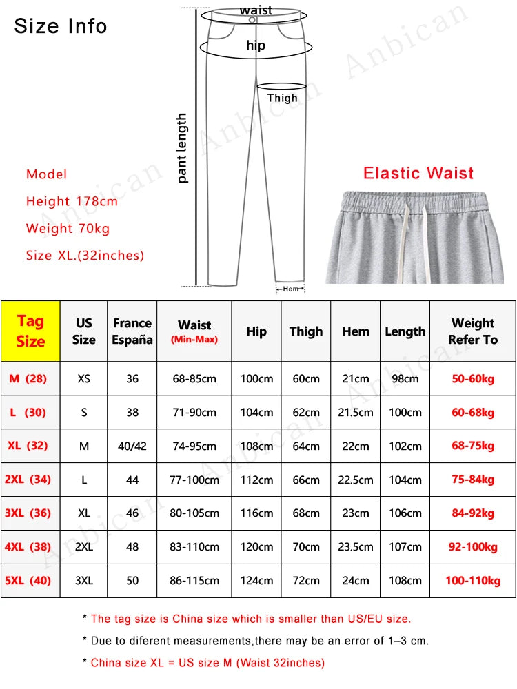 Men’s Loose Fit Sweatpants – Wide Leg Drawstring Trousers