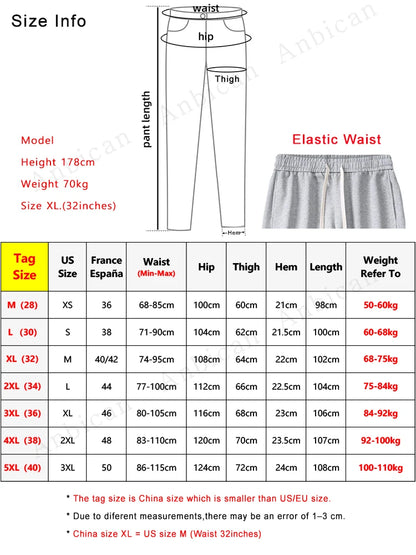 Men’s Loose Fit Sweatpants – Wide Leg Drawstring Trousers