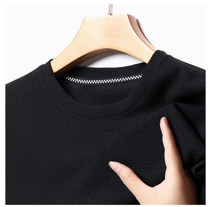 Neck Sleeved Short T-shirt