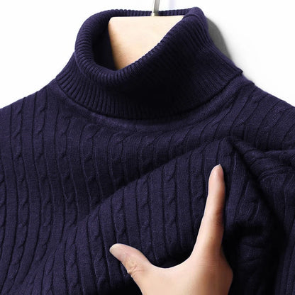 Autumn Men's Turtleneck Sweater