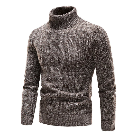Sweater Men Turtleneck Luxury Brand
