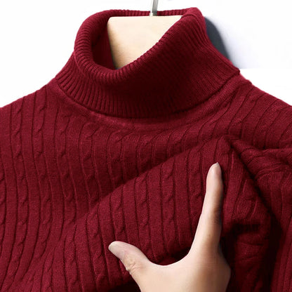 Autumn Men's Turtleneck Sweater