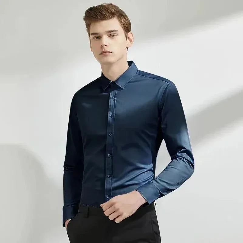 Men's Elastic Sleeved Shirt