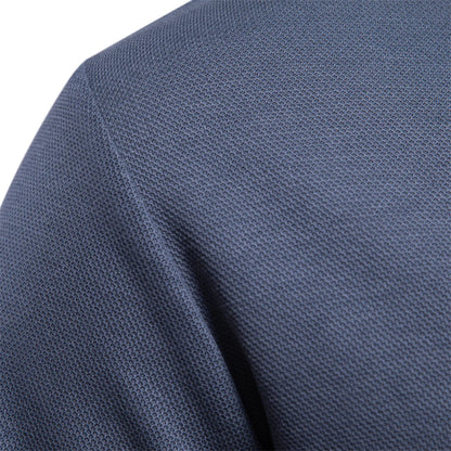 Men's Embroidery Polo Shirt With Turn Down Collar