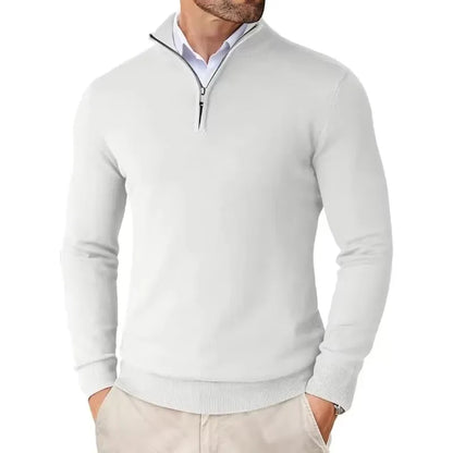 Men's Slim Mock Neck Sweaters