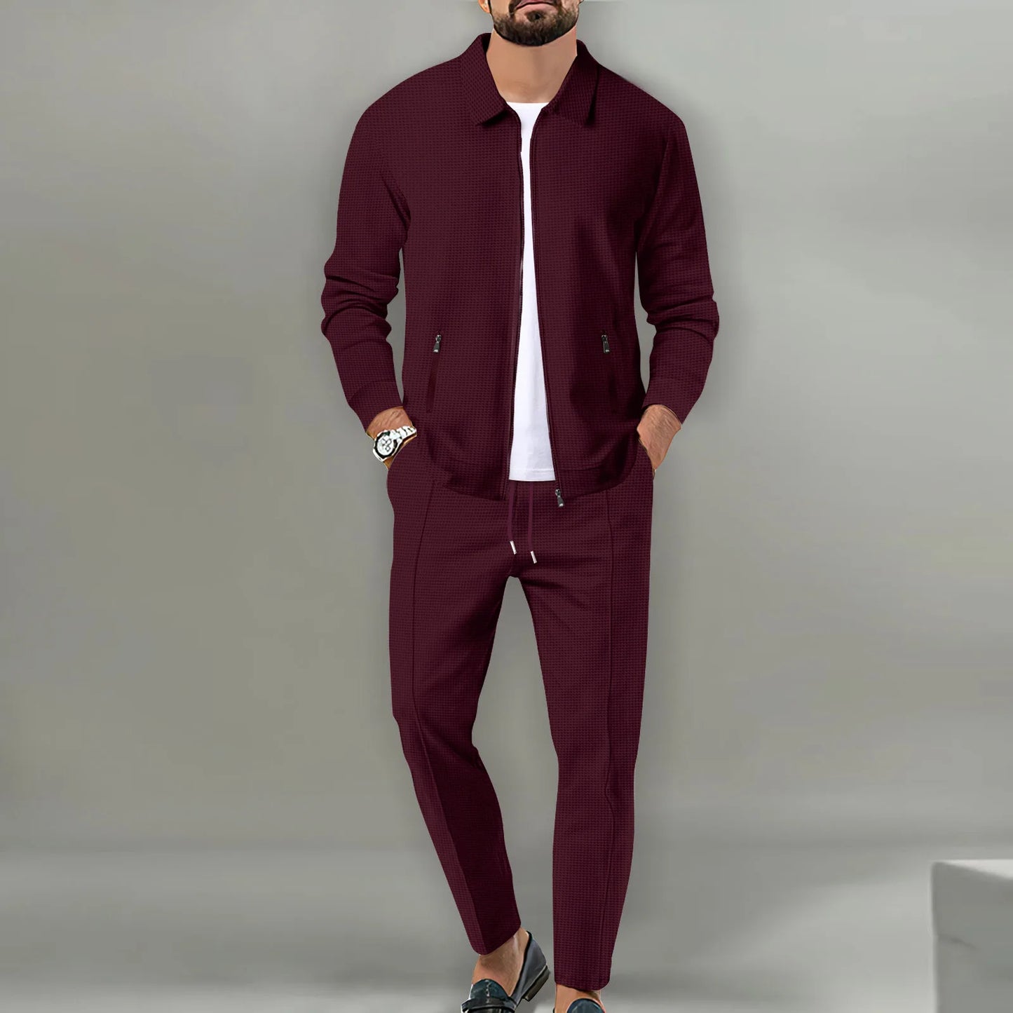 Men's Casual Blazer Two-Pieces