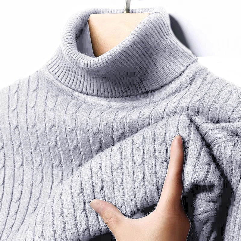 Autumn Men's Turtleneck Sweater
