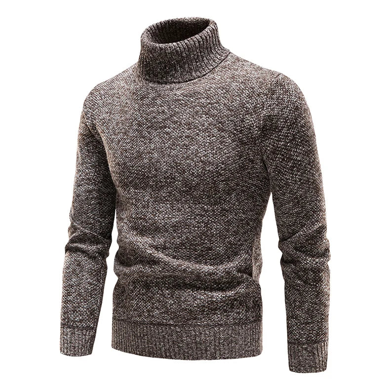 Sweater Men Turtleneck Luxury Brand