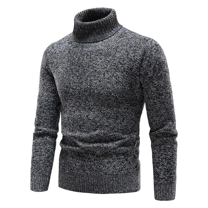 Sweater Men Turtleneck Luxury Brand