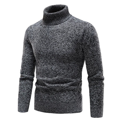 Sweater Men Turtleneck Luxury Brand