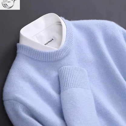 Cashmere Knit Pullover – Men's Winter Sweater