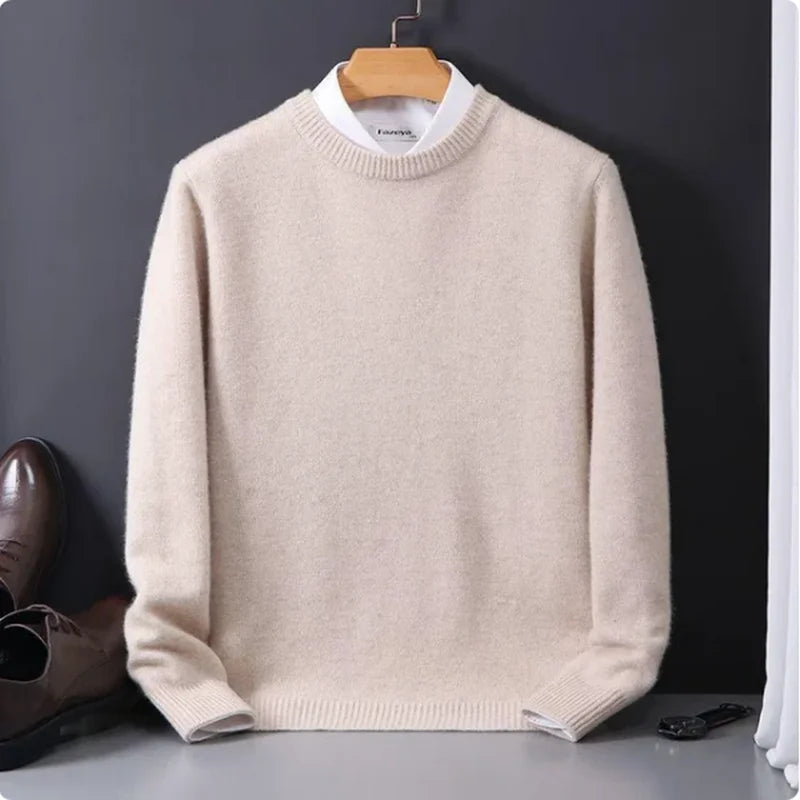 Cashmere Knit Pullover – Men's Winter Sweater