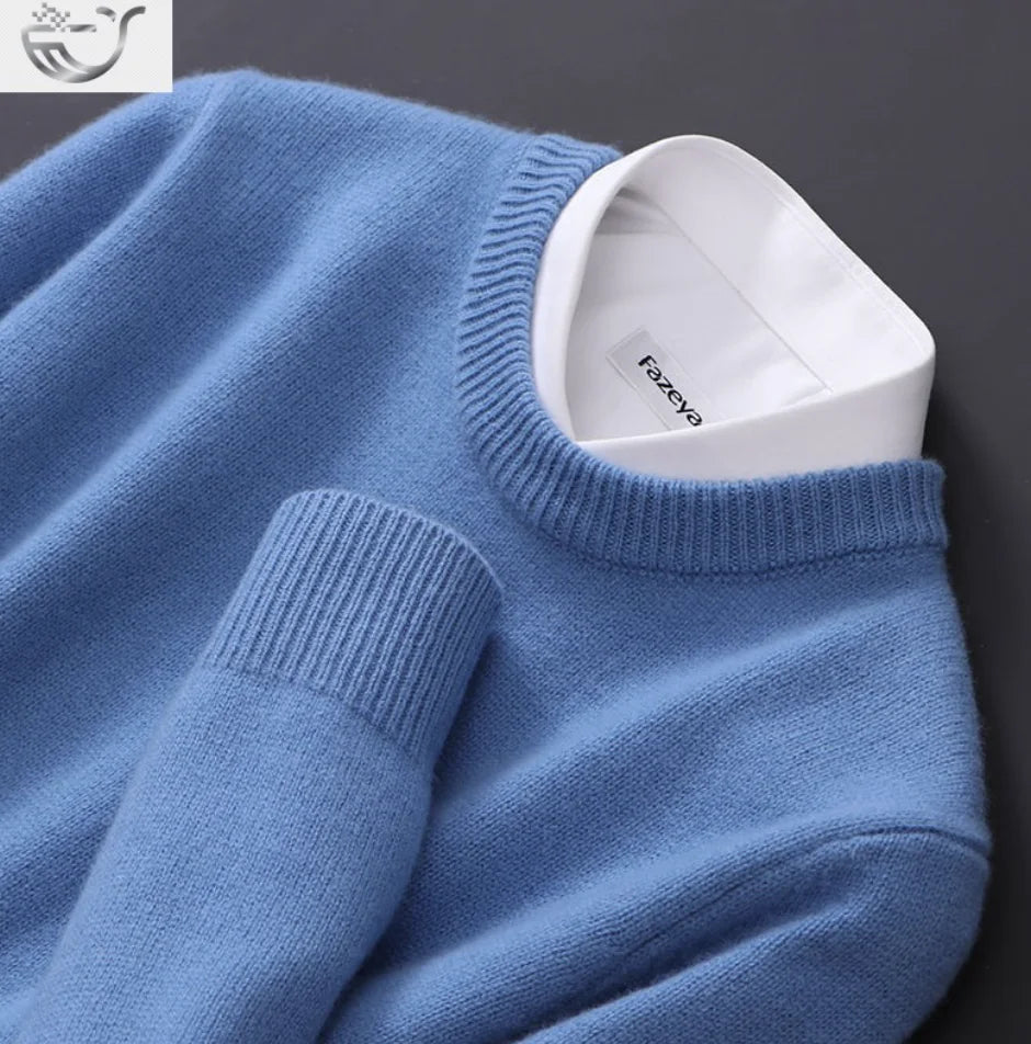 Cashmere Knit Pullover – Men's Winter Sweater
