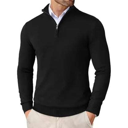 Men's Slim Mock Neck Sweaters